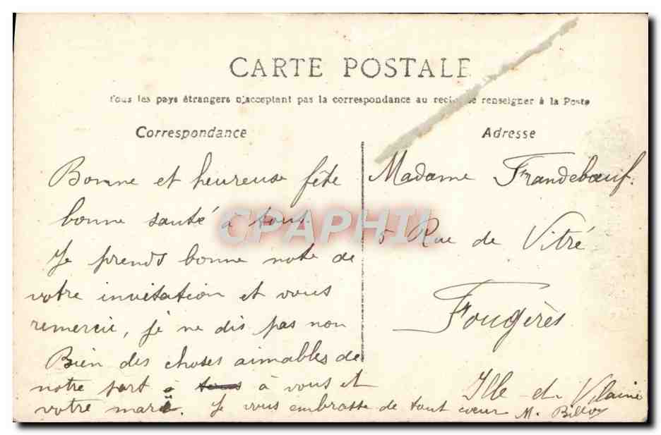 Jeune femme en robe brodée tenant un grand bouquet — Bonne Fête — éditée par Zrisa — Achterkant