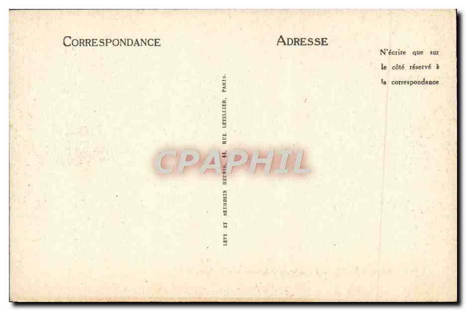 CPA Compiegne Facade du Chateau sur le Parc — Verso