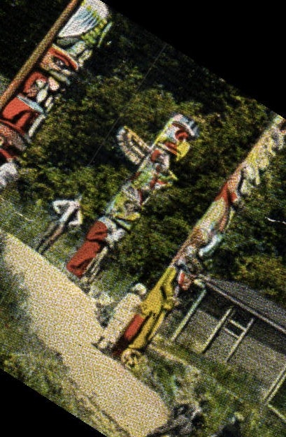 CPA Indian Totem poles Stanley park Vancouver