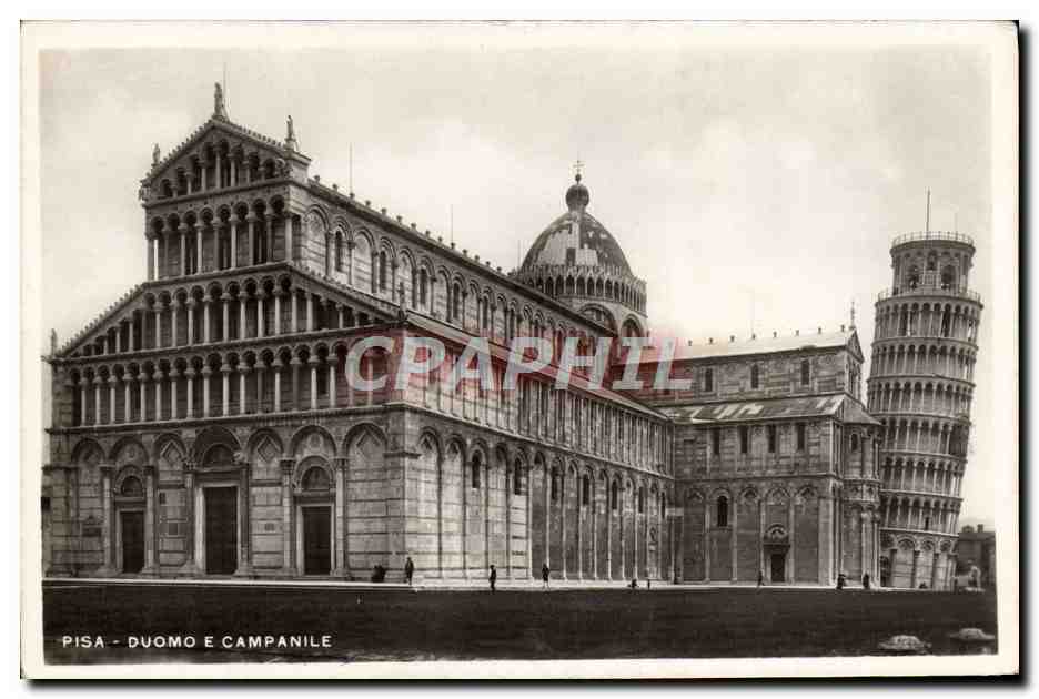 CPA Pisa Duomo E Campanile