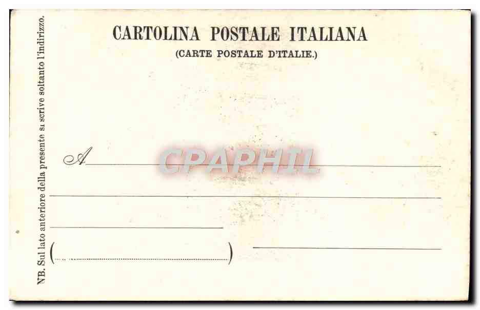 CPA Roma Interno Del Pantheon di Agrippa — Rückseite