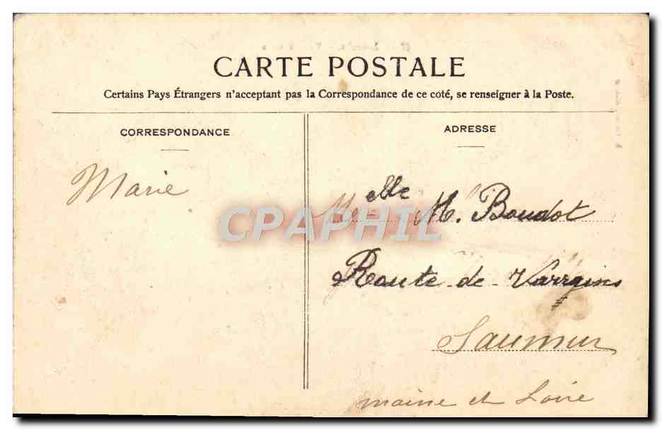 CPA Lourdes Vue Generale — Verso