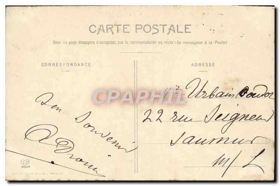 CPA Lourdes Basilique Calvaire et Hopital Notre Dame Des Douleurs — Verso