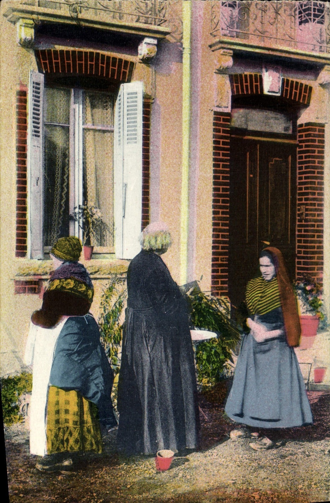 CPA Lourdes Bernadette chez l'abbe Peyramale