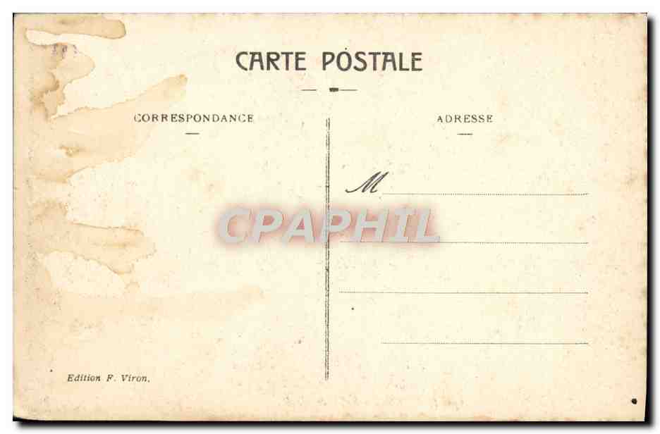 CPA Lourdes Filles de Murie — Rückseite