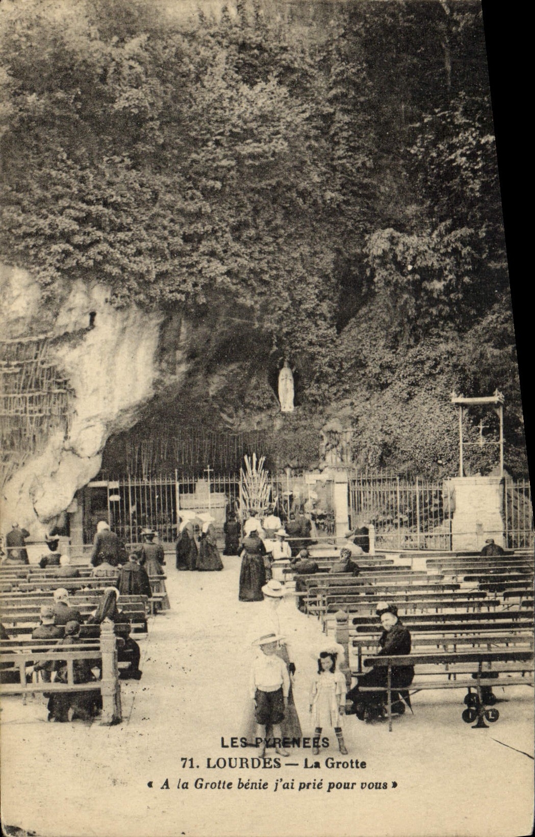 CPA Lourdes La Grotte 