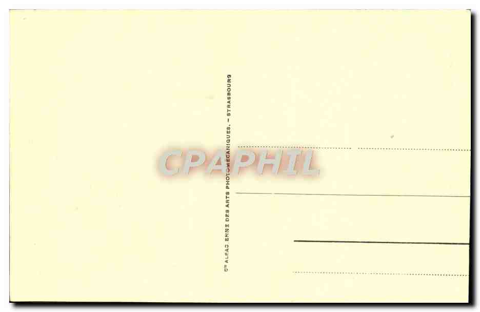 CPA Lourdes La Basilique et le Gave — Verso