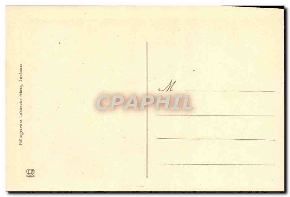CPA Lourdes Les Piscines — Verso