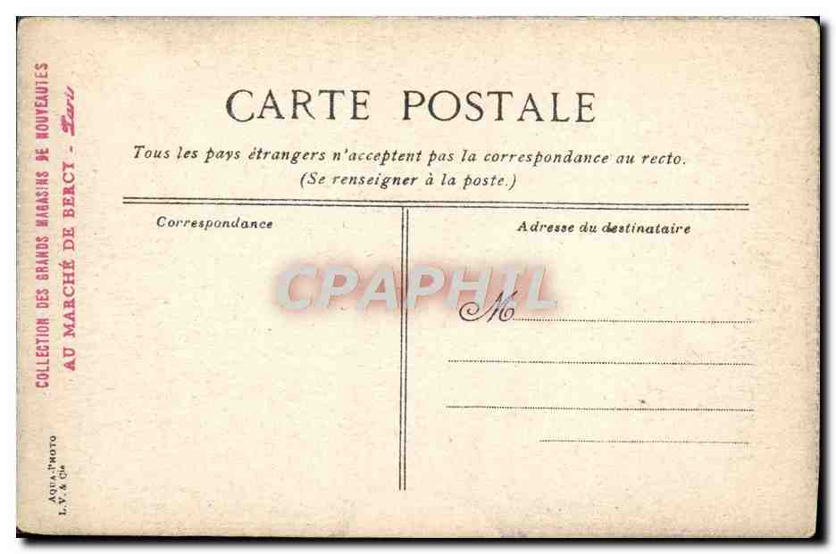 CPA Lourdes Interieur du Rosaire — Verso