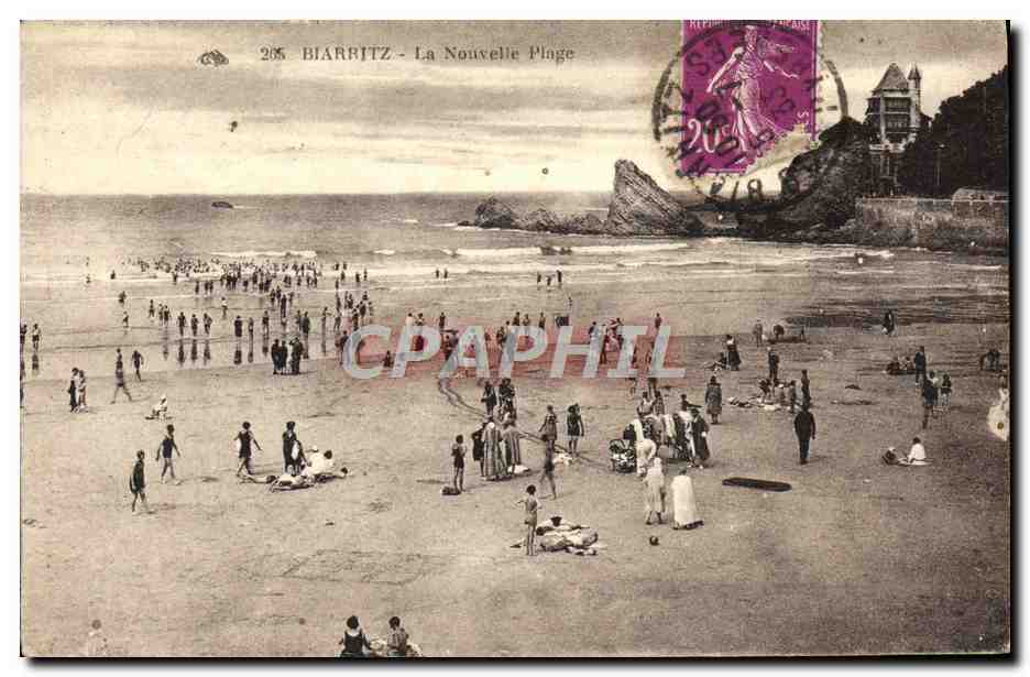 CPA Biarritz La Nouvelle Plage
