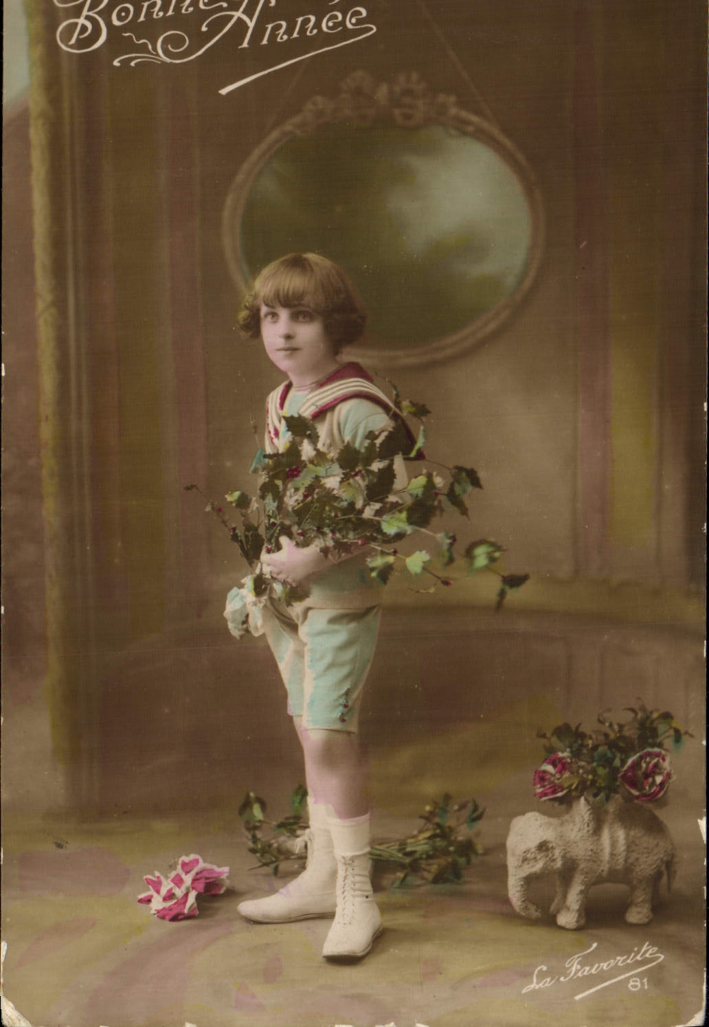 CPA Fantaisie Enfant Elephant