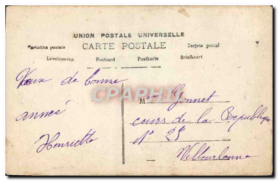 CPA Fantaisie Enfant — Verso