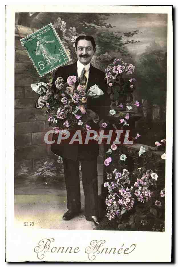 CPA Fantaisie Homme 