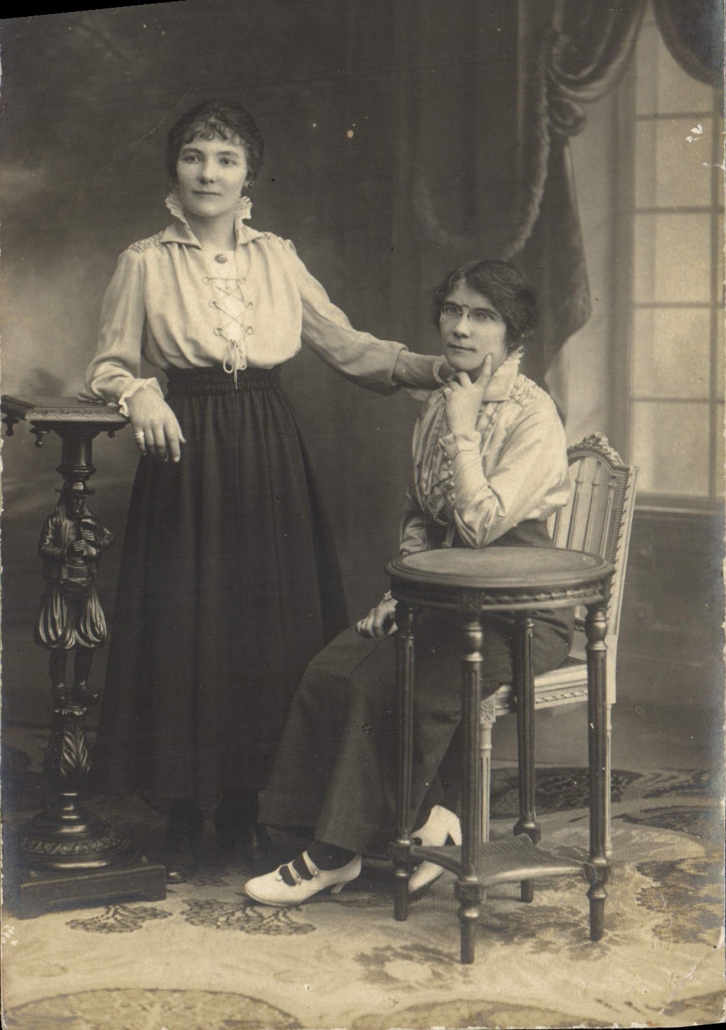 CARTE PHOTO Fantaisie Femmes 