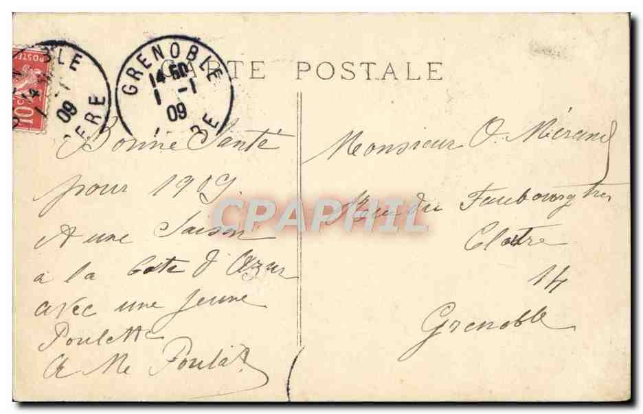 Fête de la Sainte Anne — Bonne Année — J.C. Paris — Verso