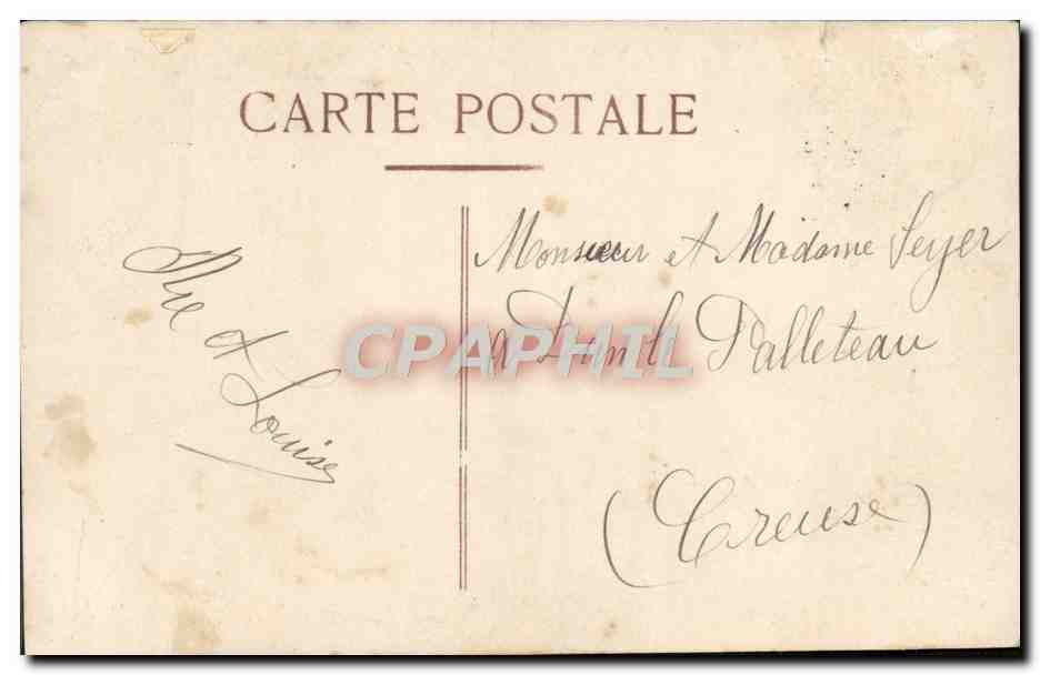 CPA Fantaisie Enfant — Rückseite