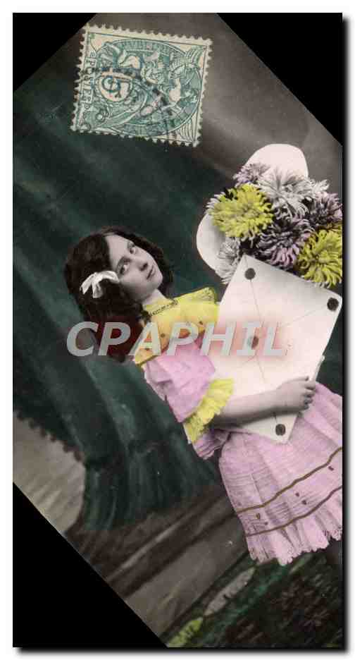 CPA Fantaisie Enfant Carte a jouer 