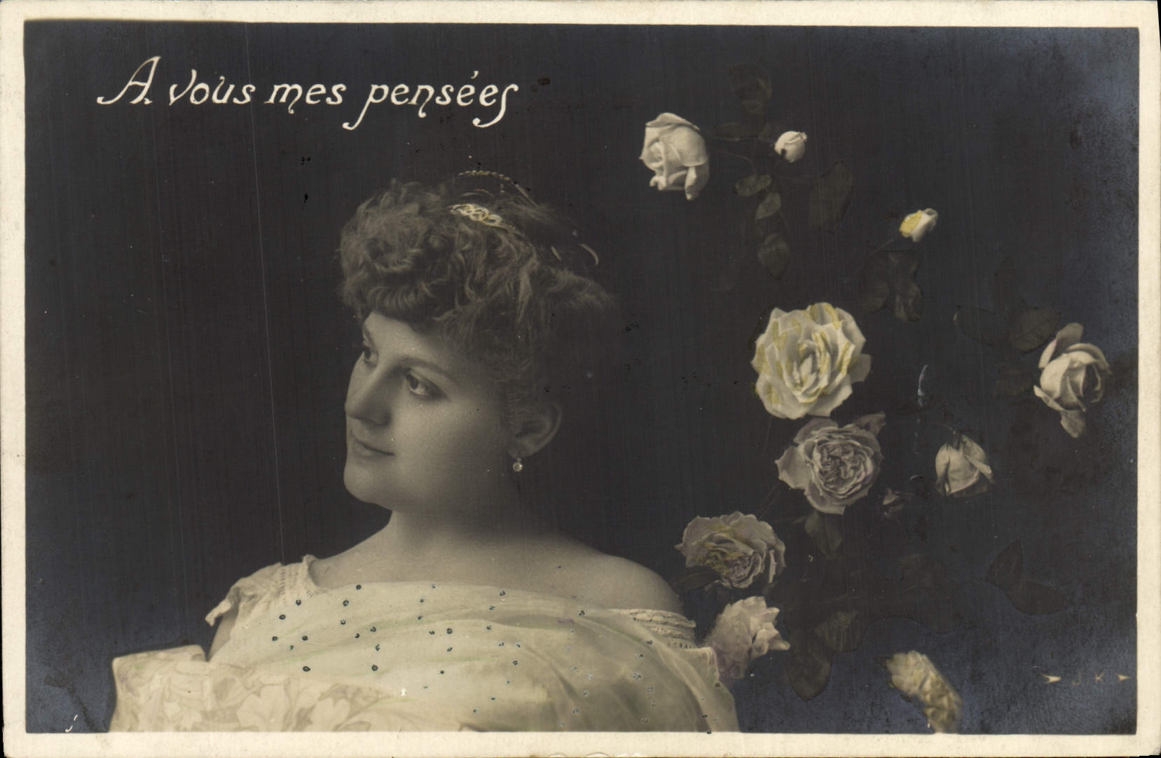 Junge Frau — Rosen — Verlag J. U.K. (J. U. K.)