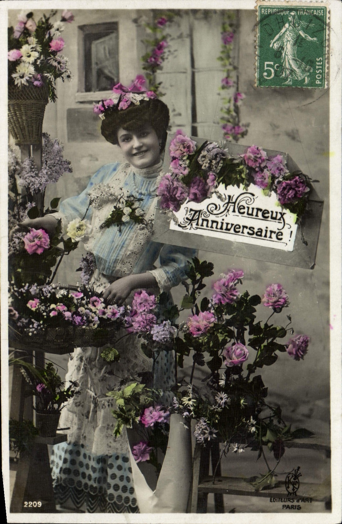 CPA Fantaisie Femme 