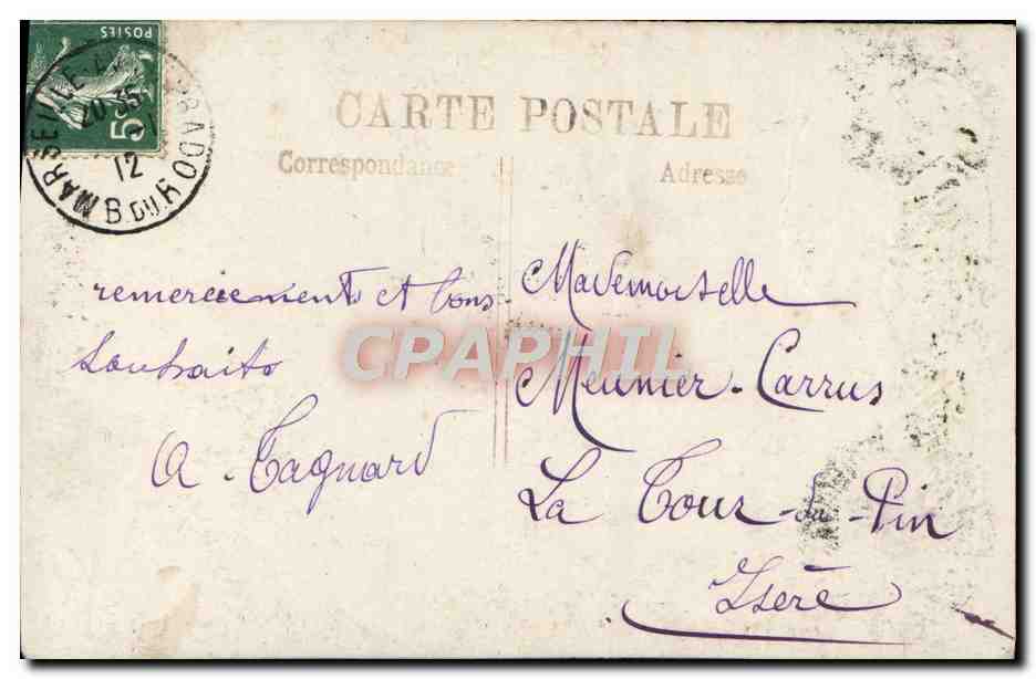 CPA Fantaisie Enfant — Rückseite