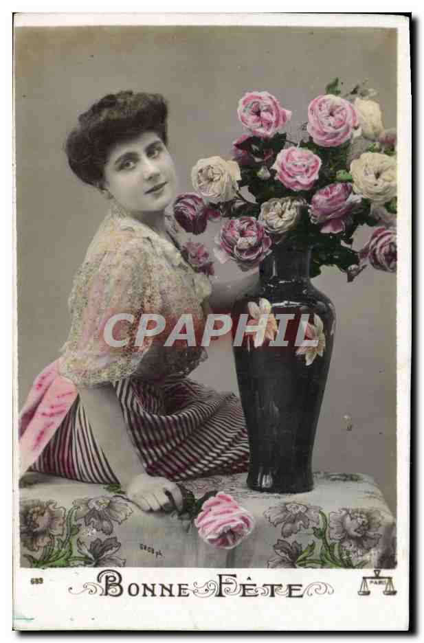 CPA Fantaisie Femme 