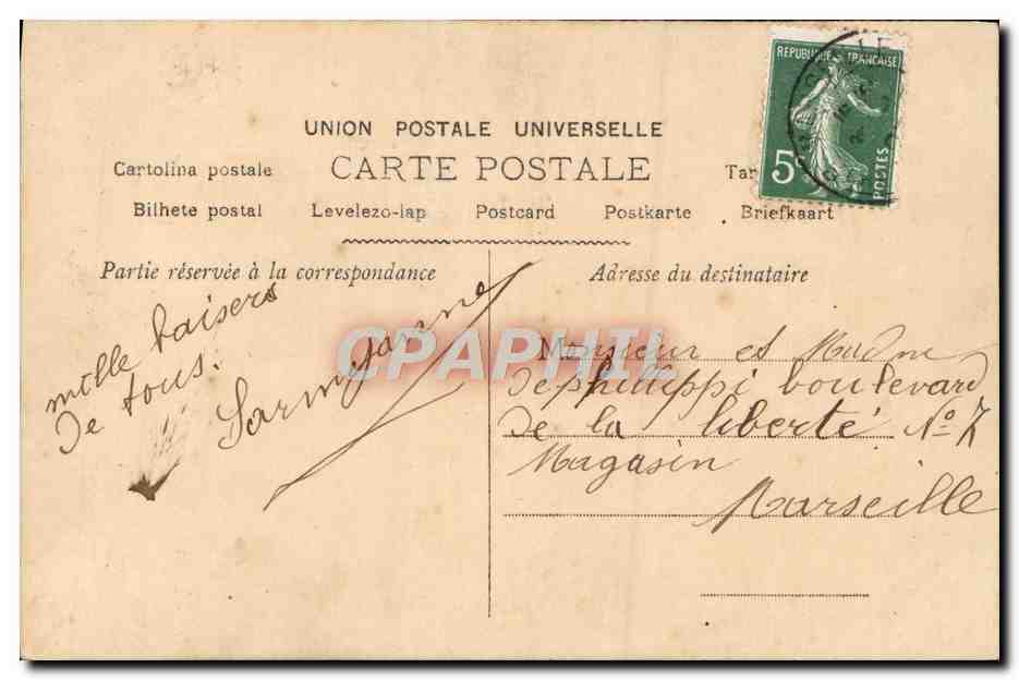 CPA Fantaisie Enfant — Rückseite