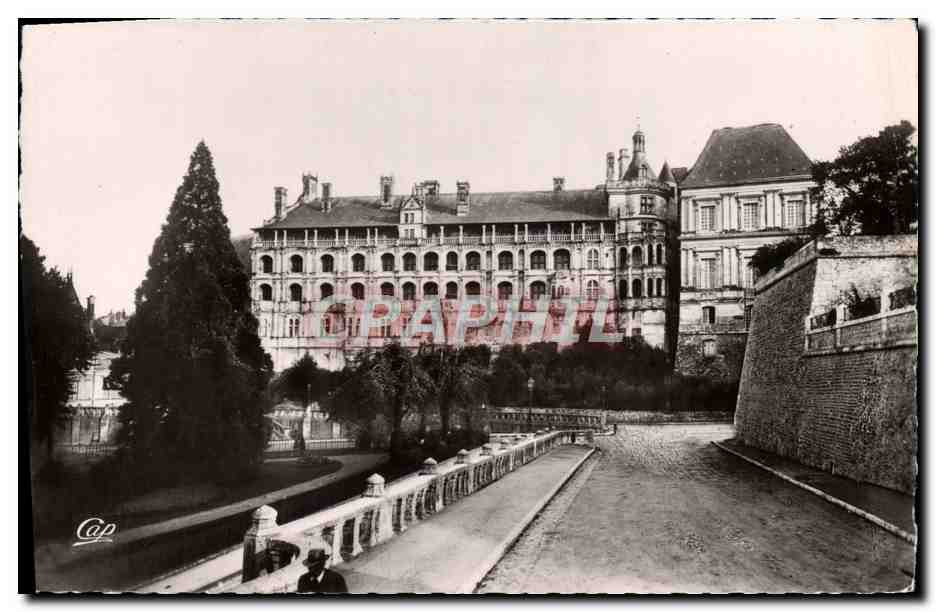 CPM Blois Le chateau Facade Francois 1er
