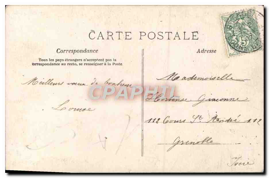 CPA Fantaisie Enfant — Verso