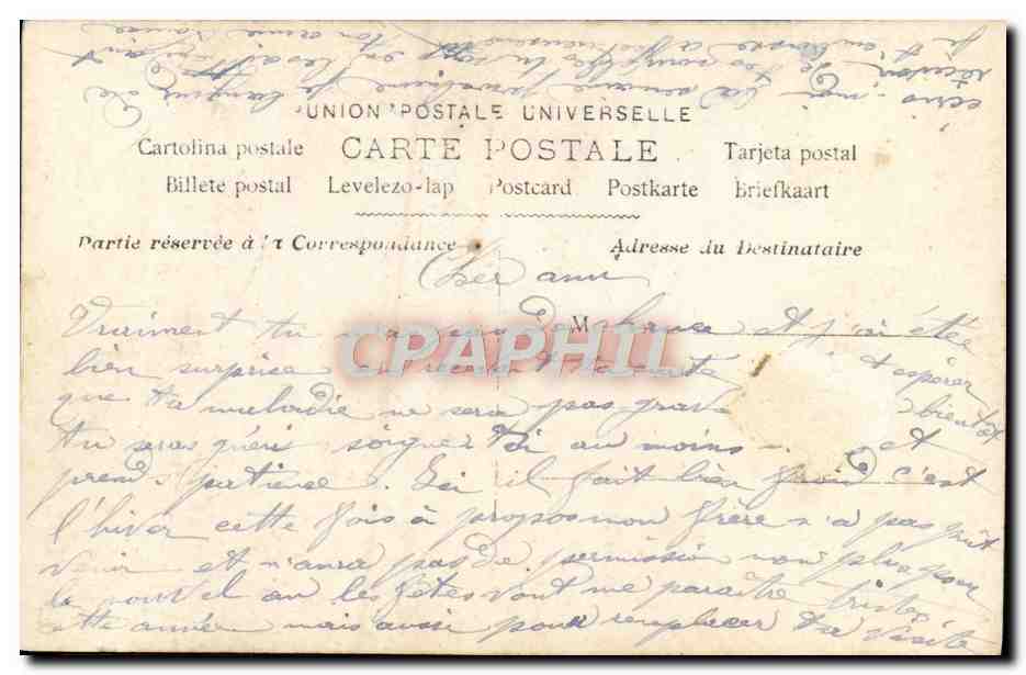 CPA Fantaisie Enfant — Rückseite