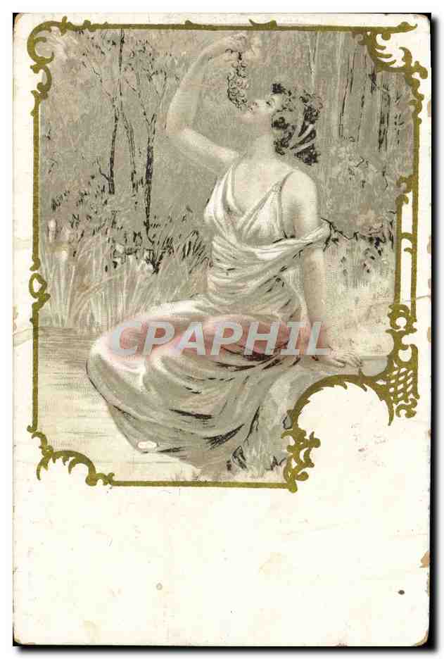 CPA Fantaisie Femme 