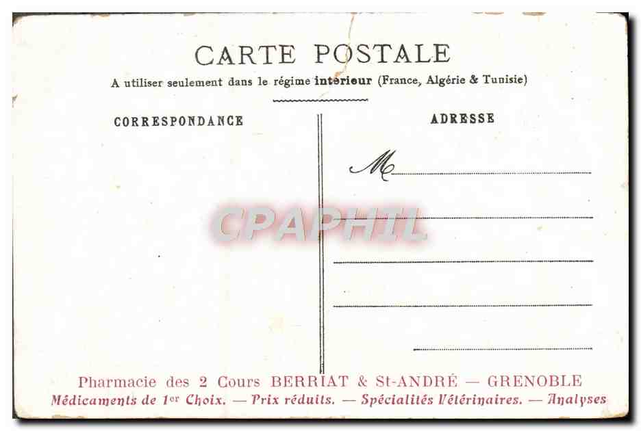 CPA Fantaisie Femme  — Rückseite