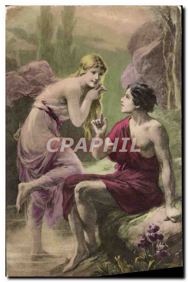 CPA Fantaisie Femme 