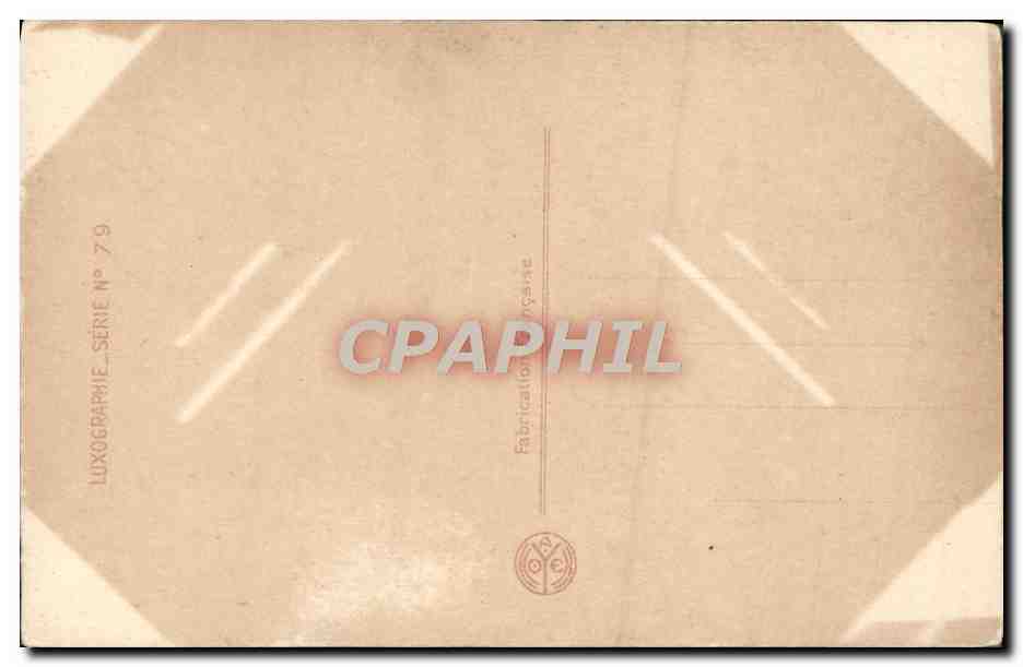 CPA Fantaisie Femme  — Rückseite