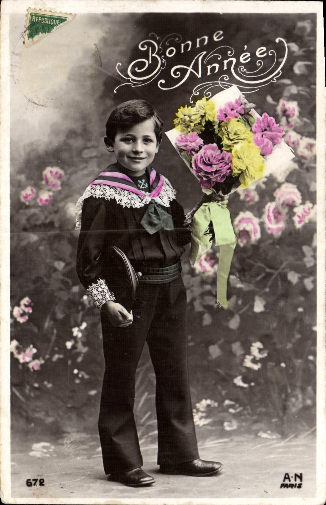CPA Fantaisie Enfant Marin