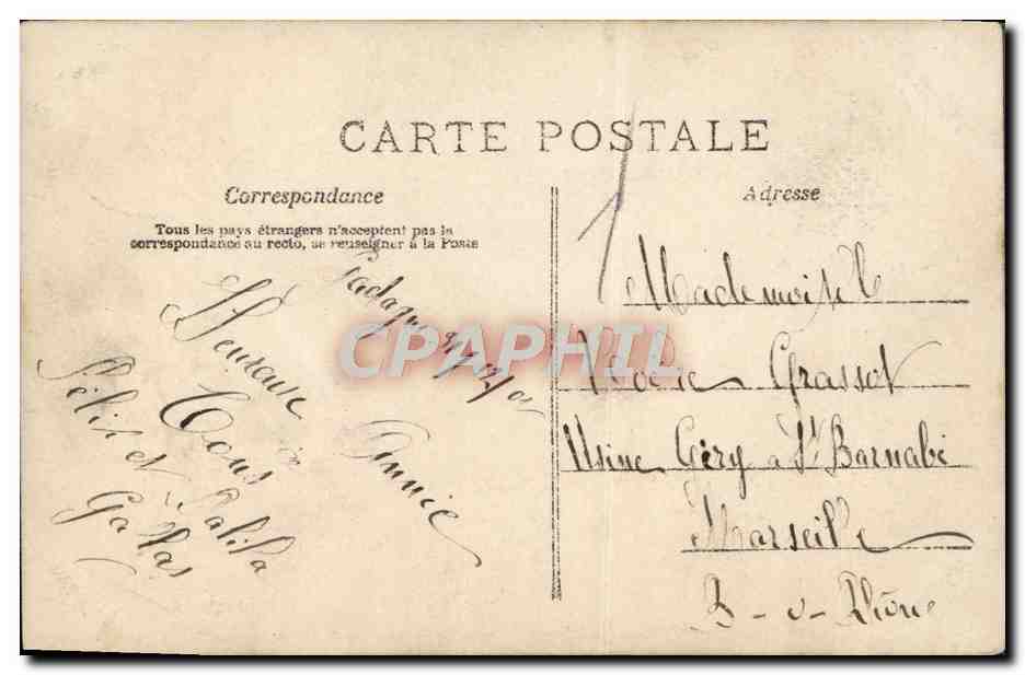 CPA Fantaisie Enfant Marin — Rückseite