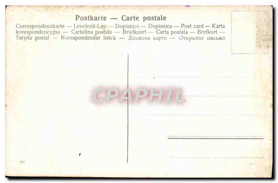 CPA Fantaisie Femme  — Rückseite
