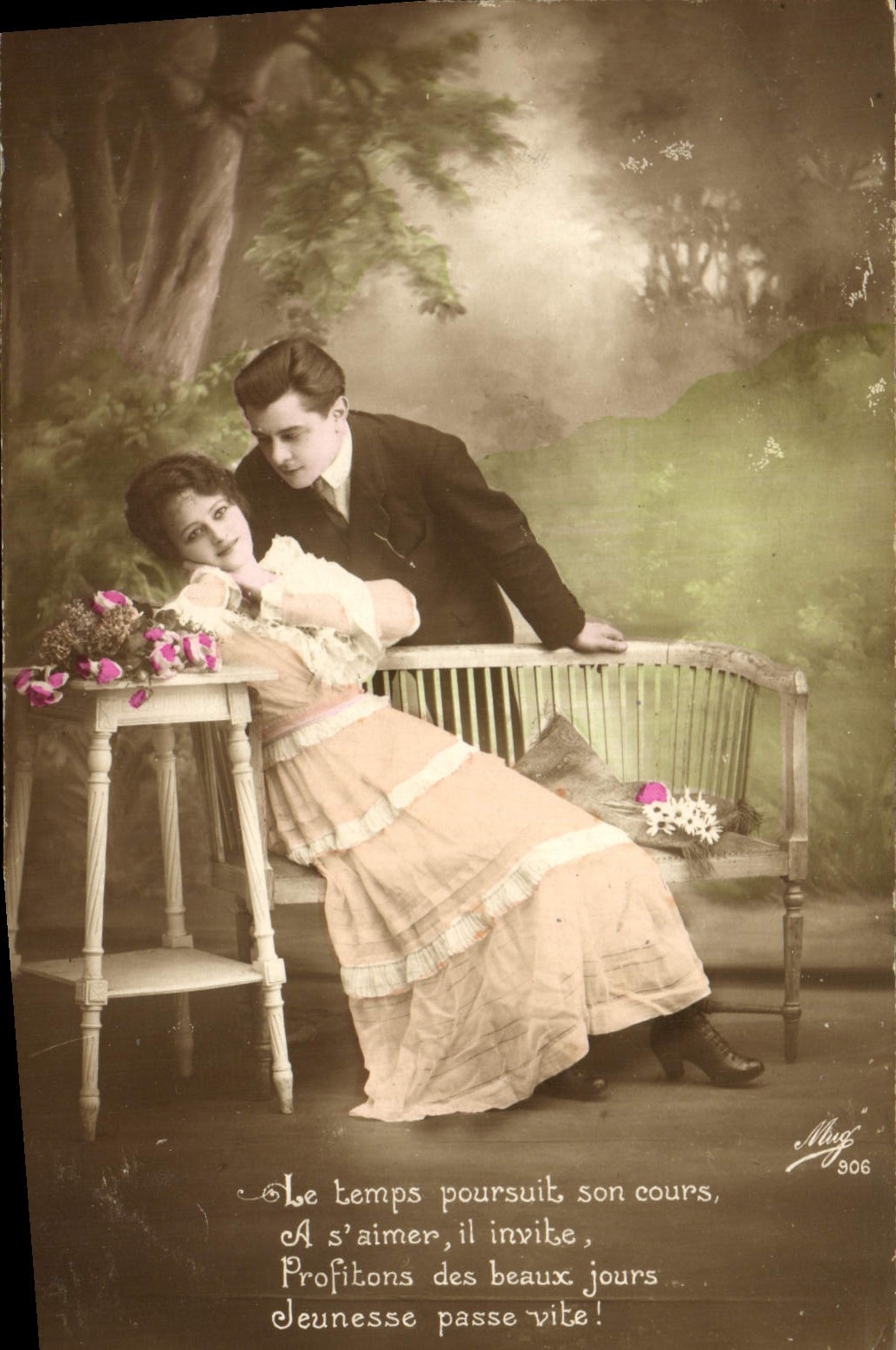 CPA Fantaisie Femme 