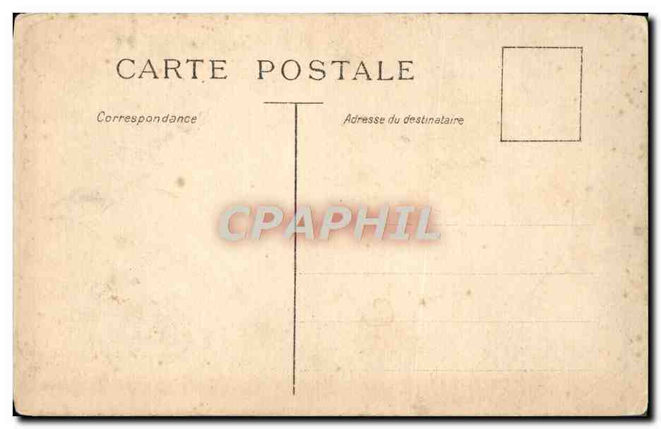 CPA Fantaisie Femme  — Rückseite
