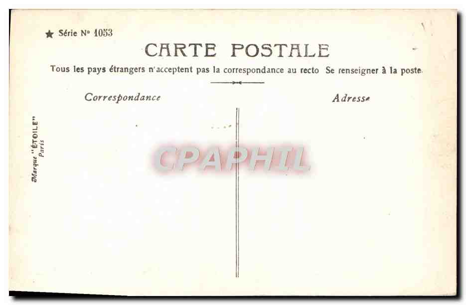 CPA Fantaisie Enfants Hommage a Marie  — Verso