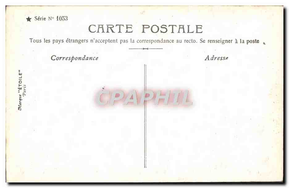 CPA Fantaisie Enfants Hommage a Marie  — Rückseite