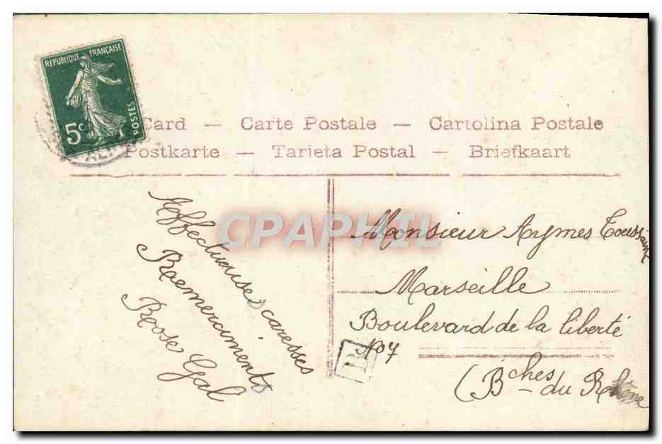 CPA Fantaisie Enfant — Rückseite