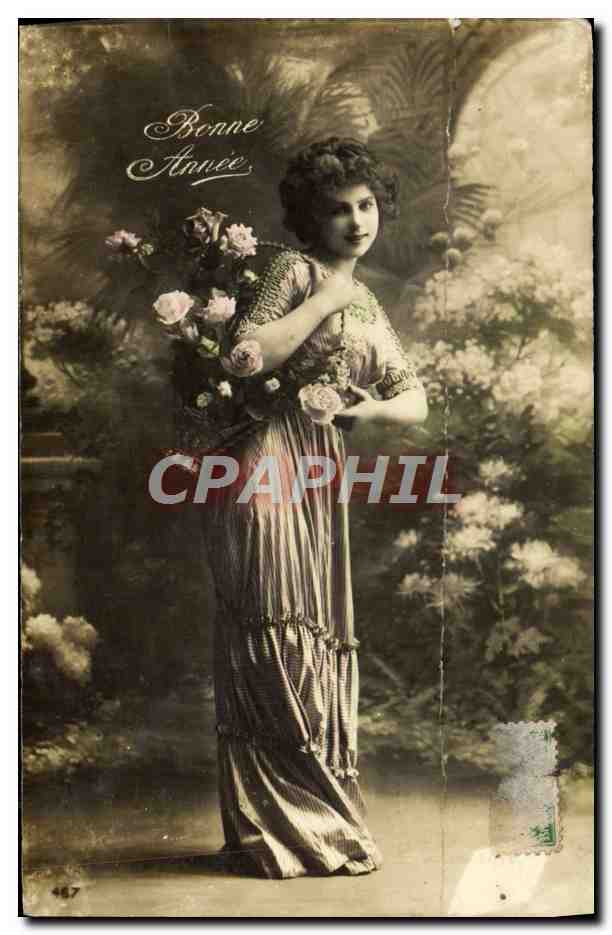 CPA Fantaisie Femme