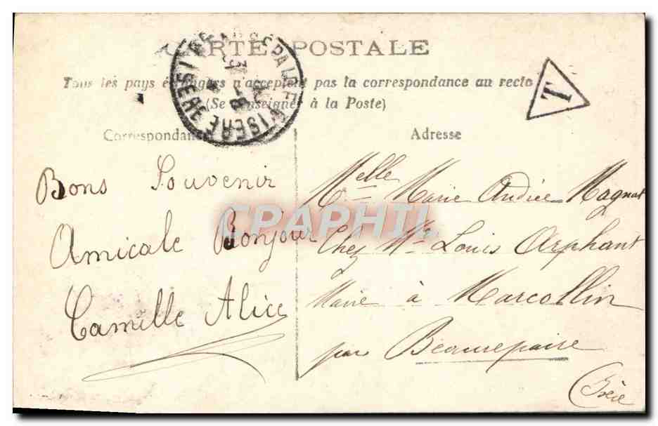 CPA Fantaisie Enfant — Rückseite