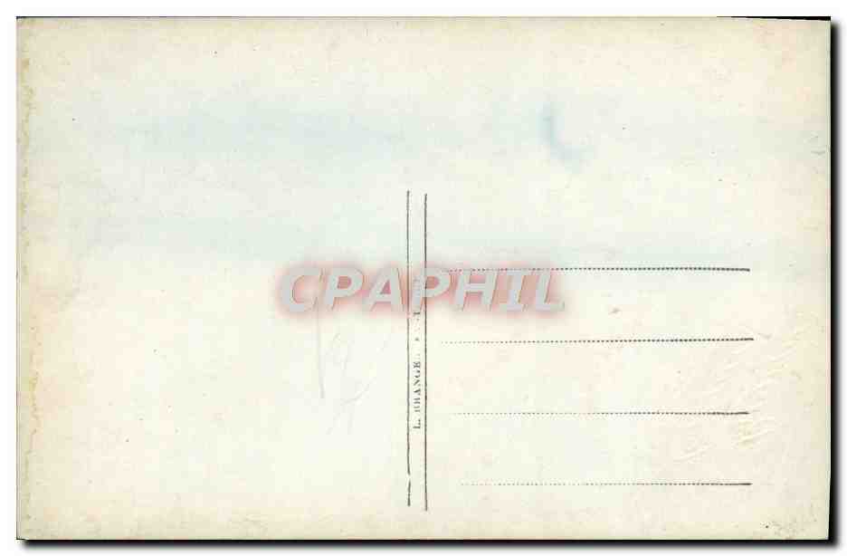 CPA Fantaisie Femme  — Rückseite