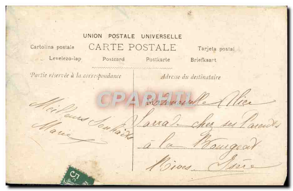 CPA Fantaisie Enfant — Rückseite