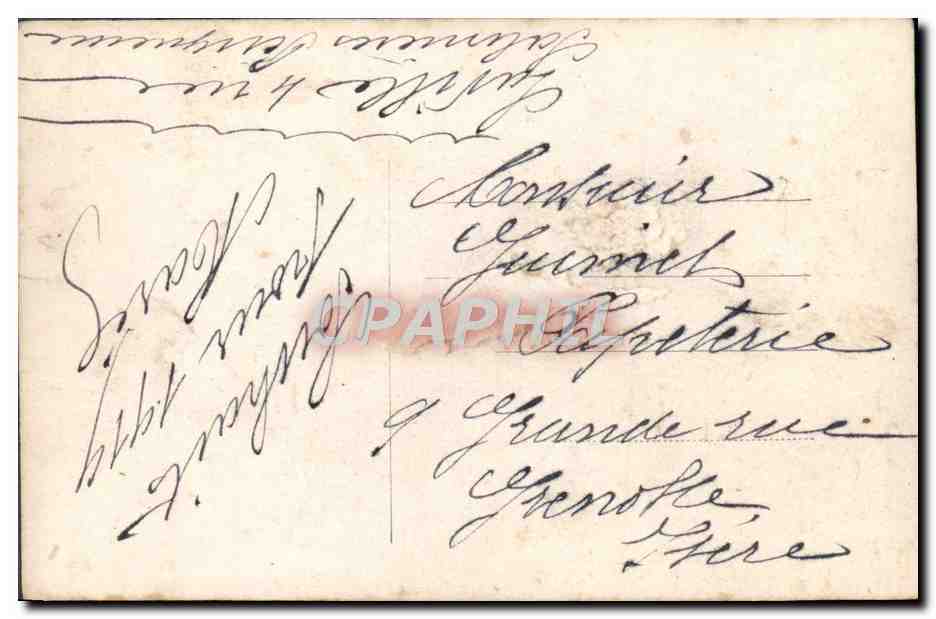 CPA Fantaisie Femme  — Verso