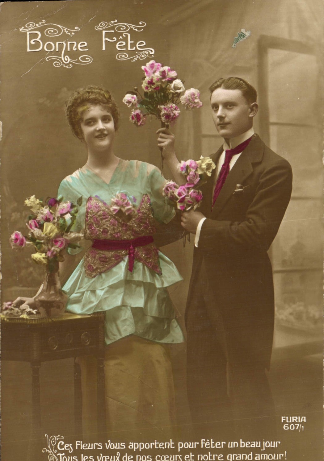 CPA Fantaisie Femme