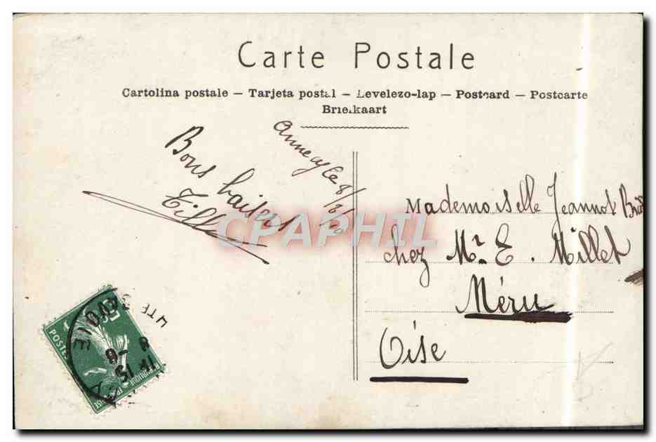 CPA Fantaisie Enfants — Verso