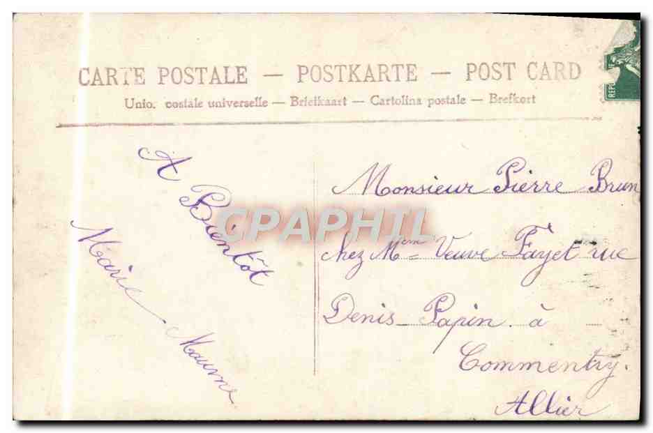 CPA Fantaisie Enfants — Verso