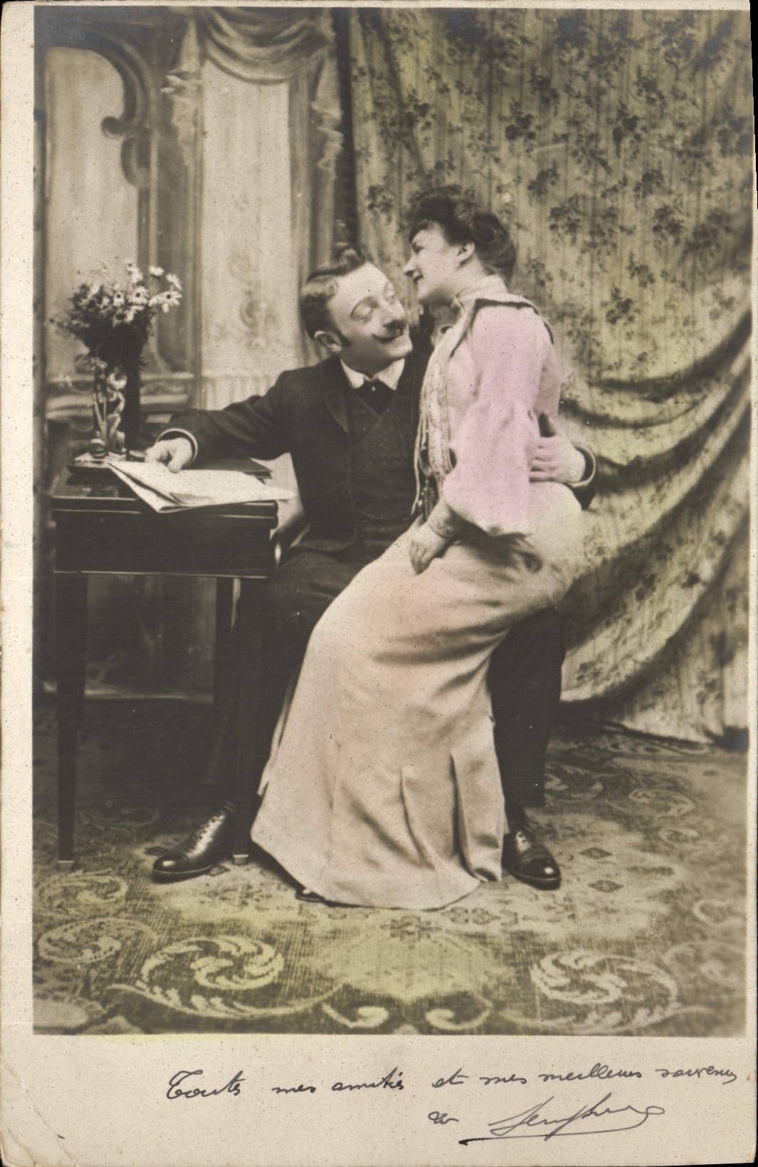CPA Fantaisie Femme